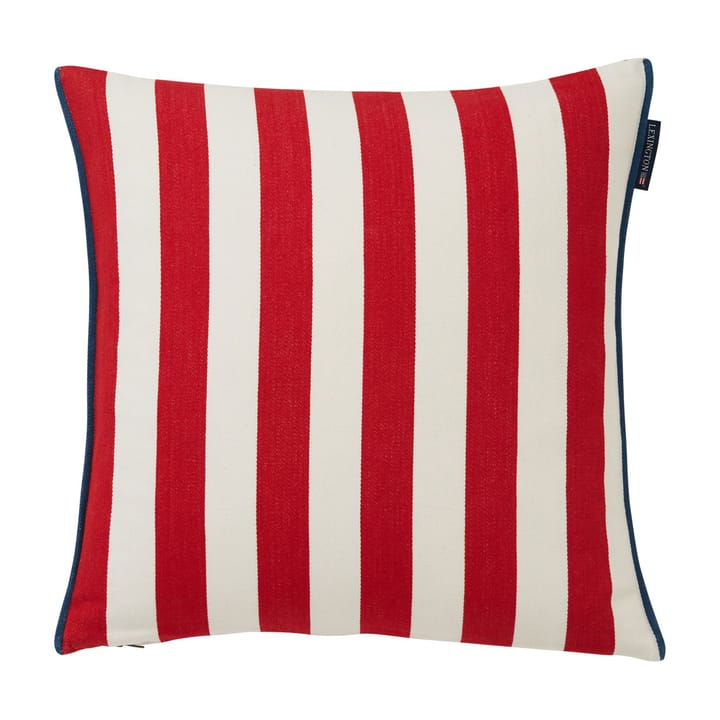 Lexington Striped cushion cover 50x50 cm - red - Lexington