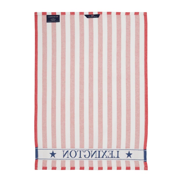 Lexington Striped kitchen towel 50x70 cm - red - Lexington