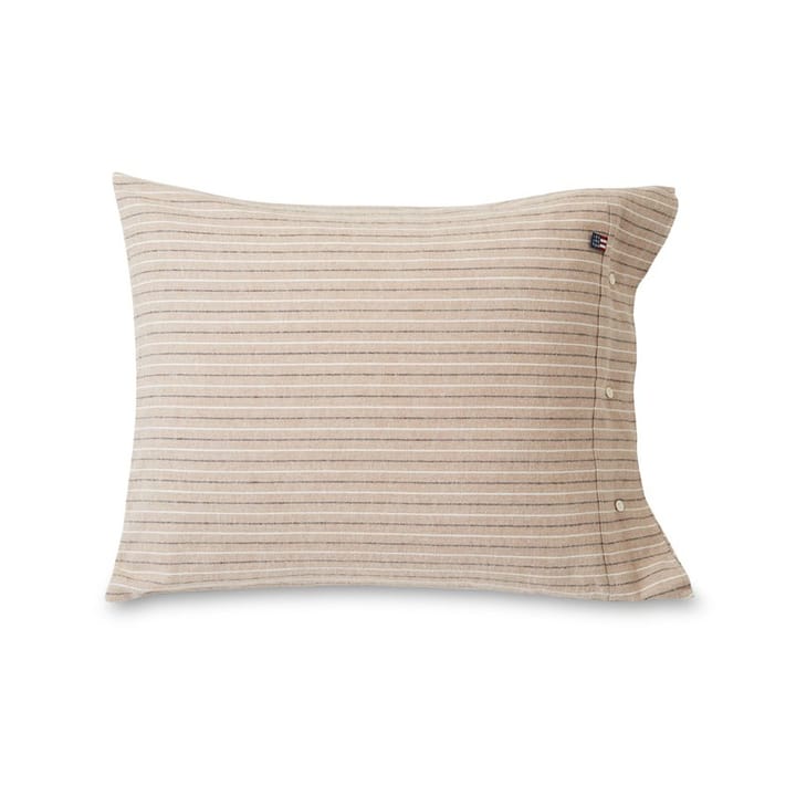 Lexington Striped pillowcase 50x60 cm - beige - Lexington