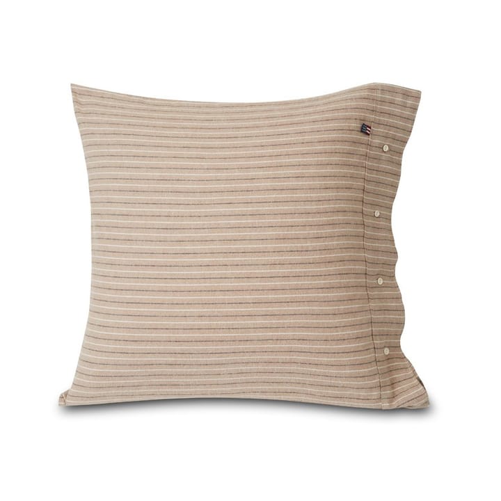 Lexington Striped pillowcase 65x65 cm - beige - Lexington