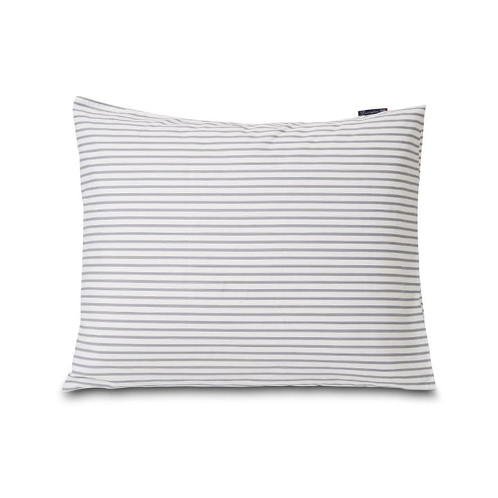 Lexington Striped pillowcase tencel 50x60 cm - white-steel blue - Lexington