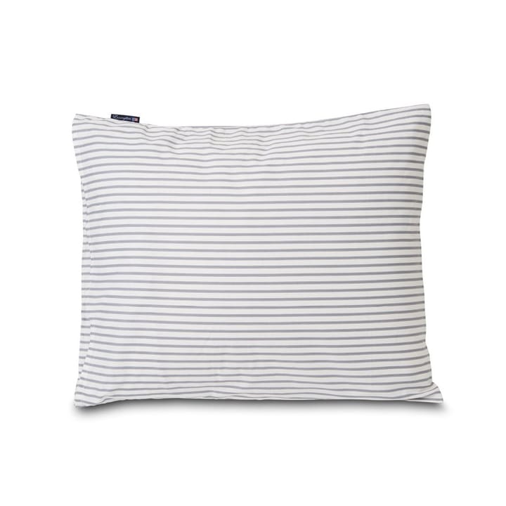 Lexington Striped pillowcase tencel 50x60 cm - white-steel blue - Lexington