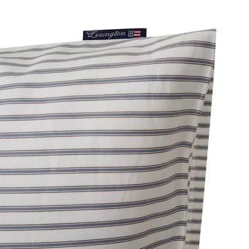 Lexington Striped pillowcase tencel 65x65 cm - white-steel blue - Lexington