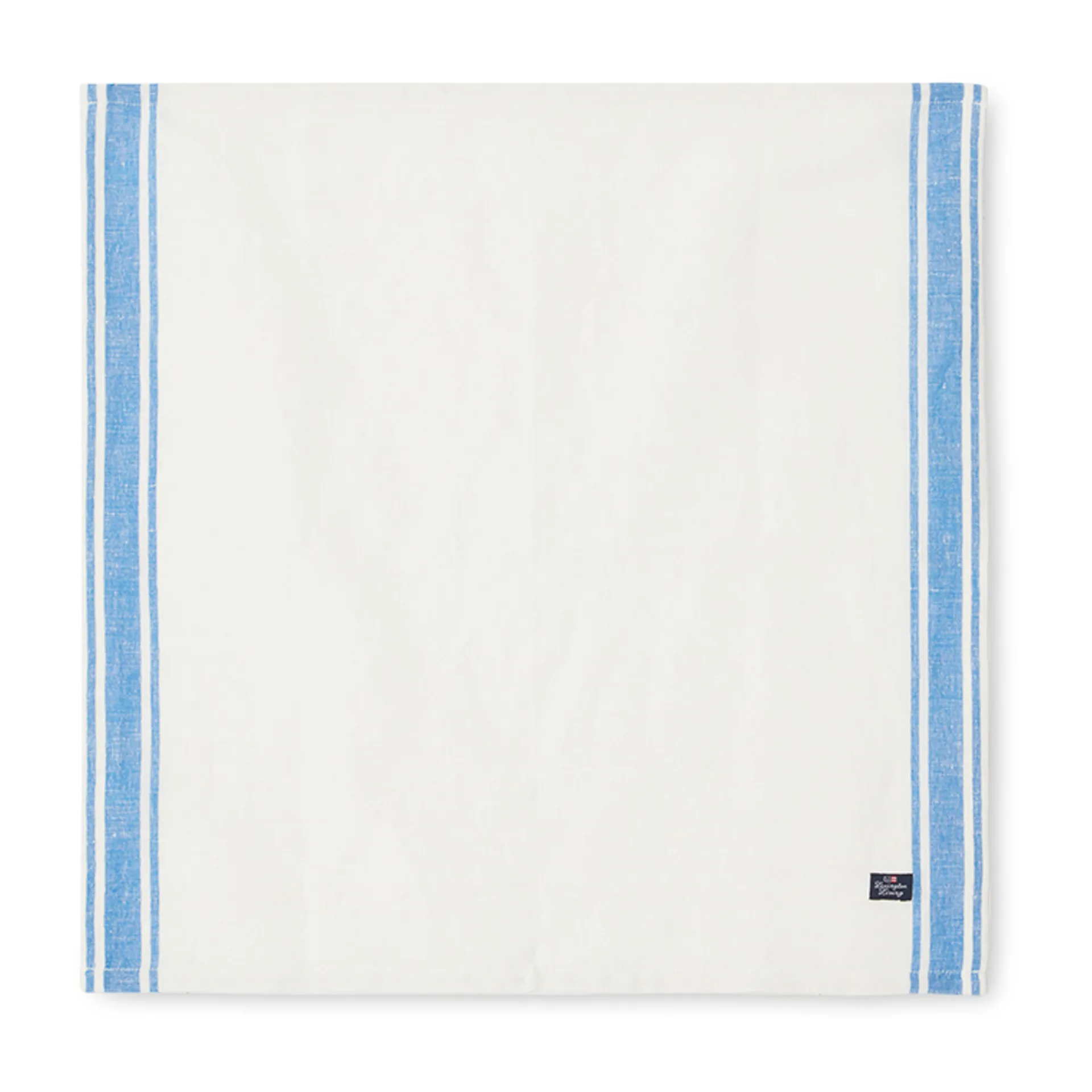 Linen Cotton Side Stripes fabric napkin 50x50 cm, Blue-white Lexington