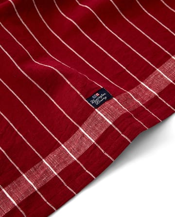 Linen Cotton Striped tea towel 50x70 cm - Red-white - Lexington
