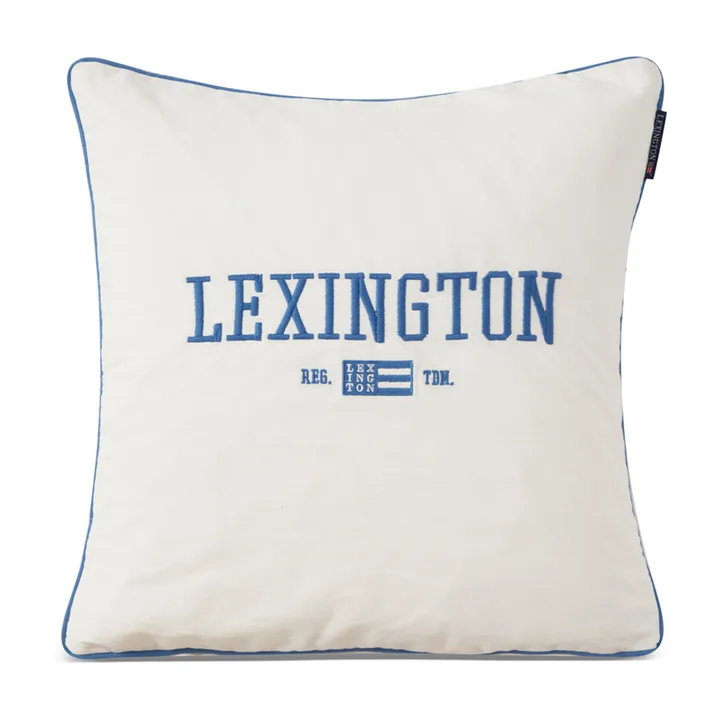 Logo Organic Cotton Twill cushion cover 50x50 cm from Lexington