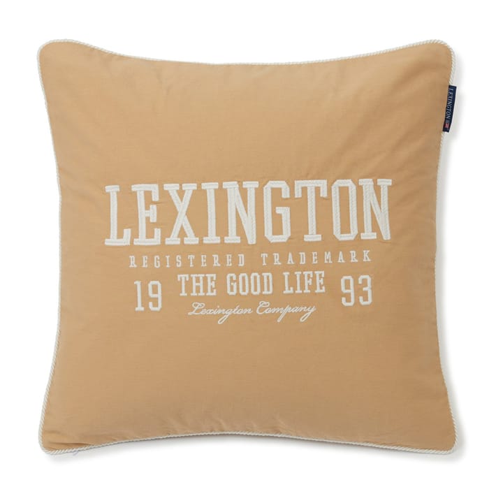 Logo Twill pillowcase 50x50 cm - Oat-White - Lexington