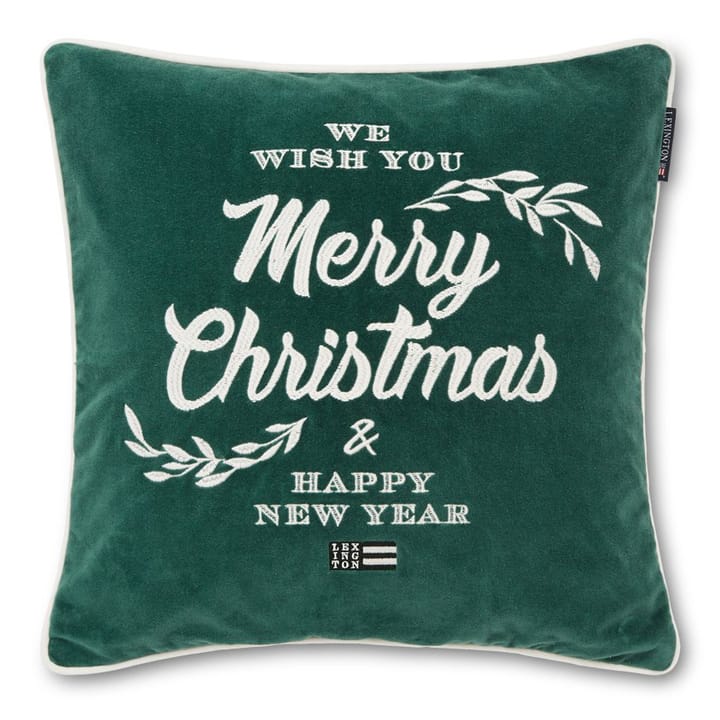 Merry Christmas cushion cover 50x50 cm - green - Lexington