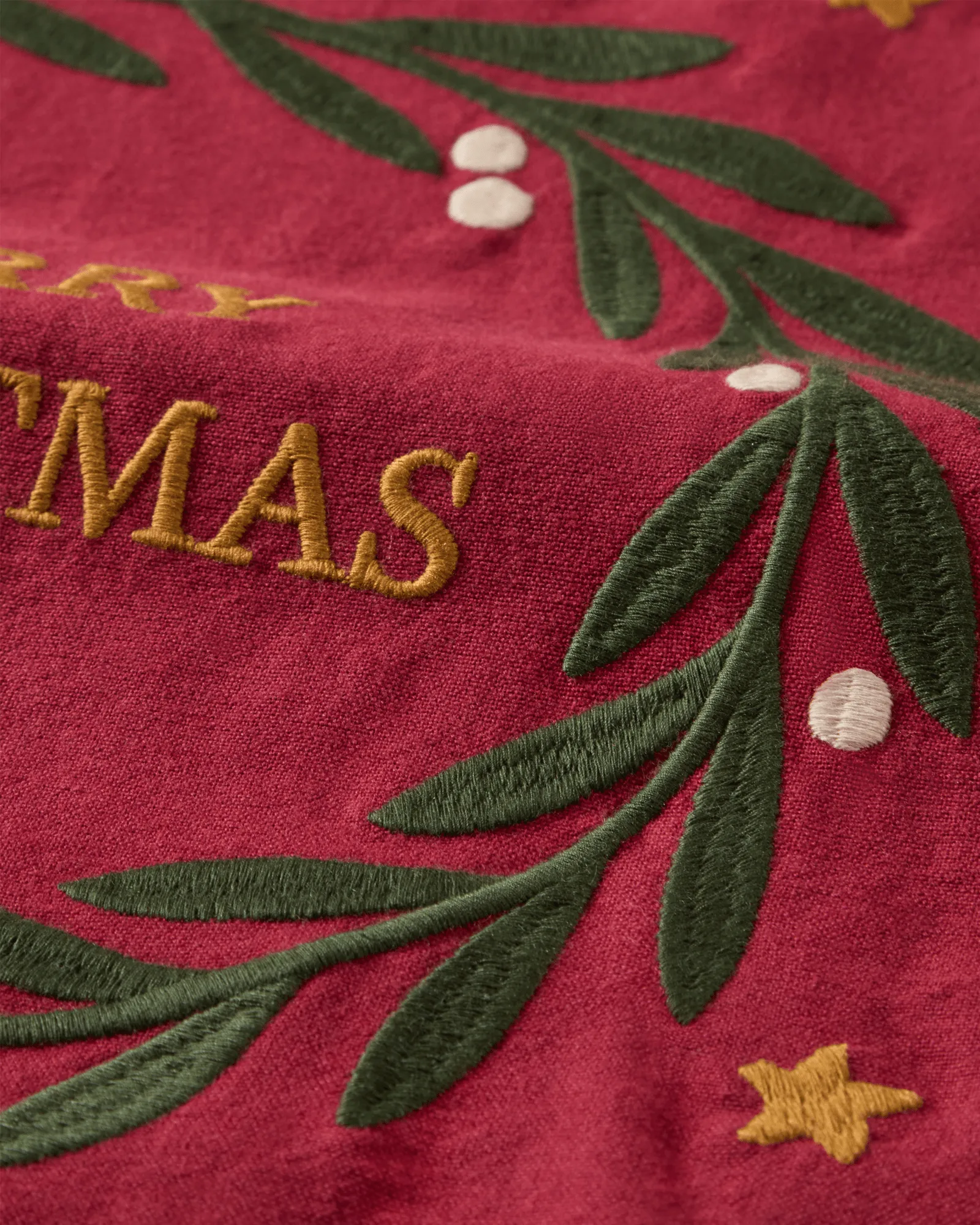 Merry Christmas Org Cotton kitchen towel 50x70 cm, Red-Light beige Lexington