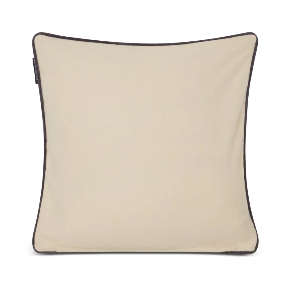 Merry Christmas Wool Mix pillowcase 50x50 cm, White-green-beige Lexington