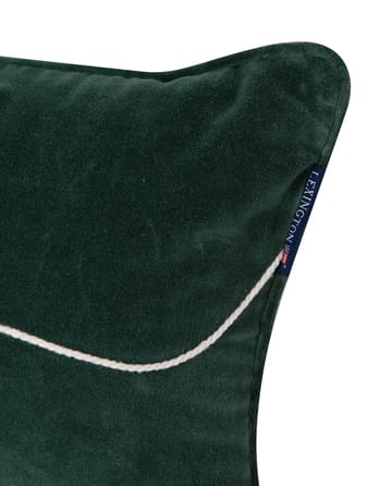 Merry Cotton Velvet cushion 30x50 cm - Green - Lexington