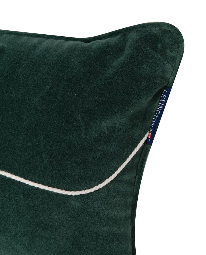 Merry Cotton Velvet cushion 30x50 cm, Green Lexington