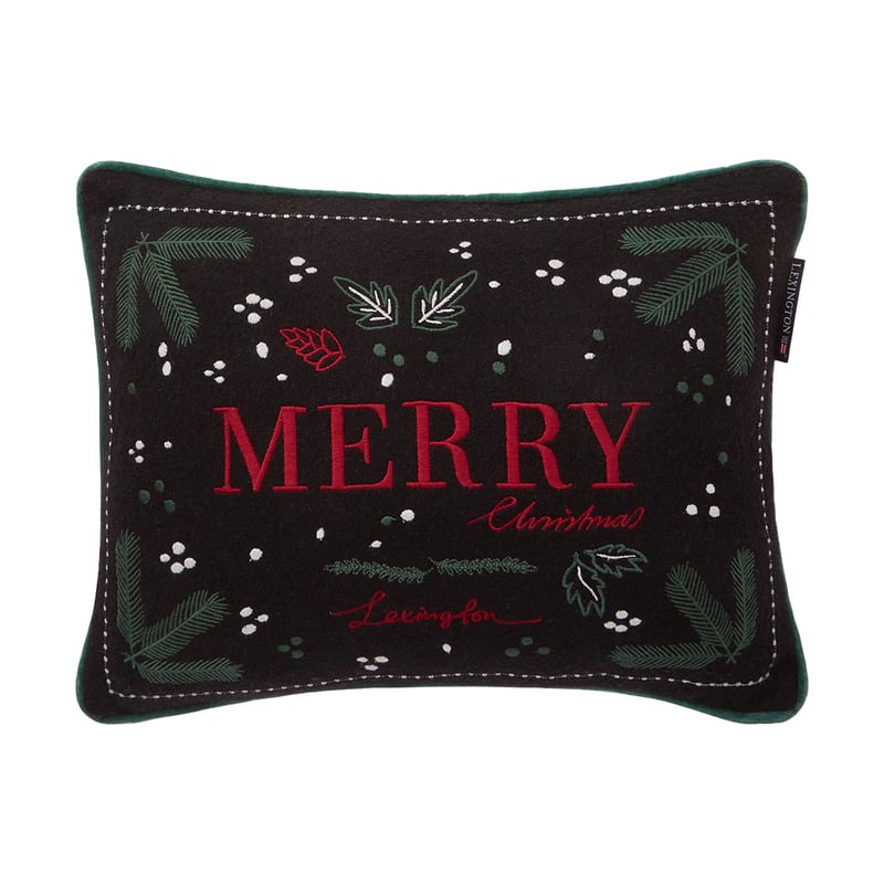 Lexington Merry wool mix cushion 30x40 cm Dark gray