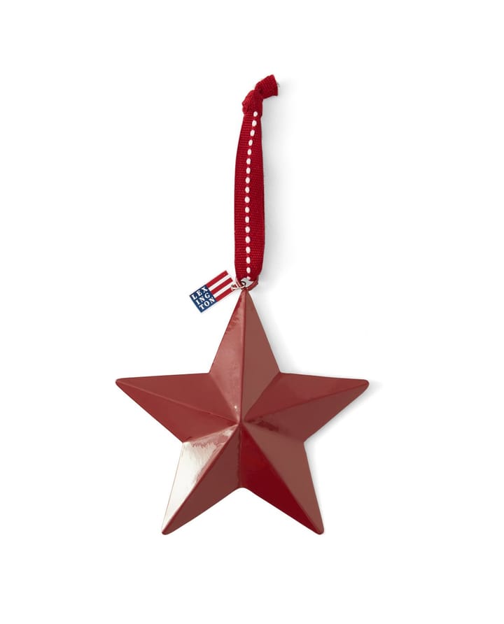 Metal Star Star 12x12 cm, Red Lexington