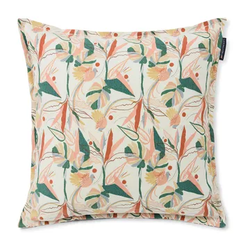 Multi Color Printed pillowcase 50x50 cm - White-multi - Lexington