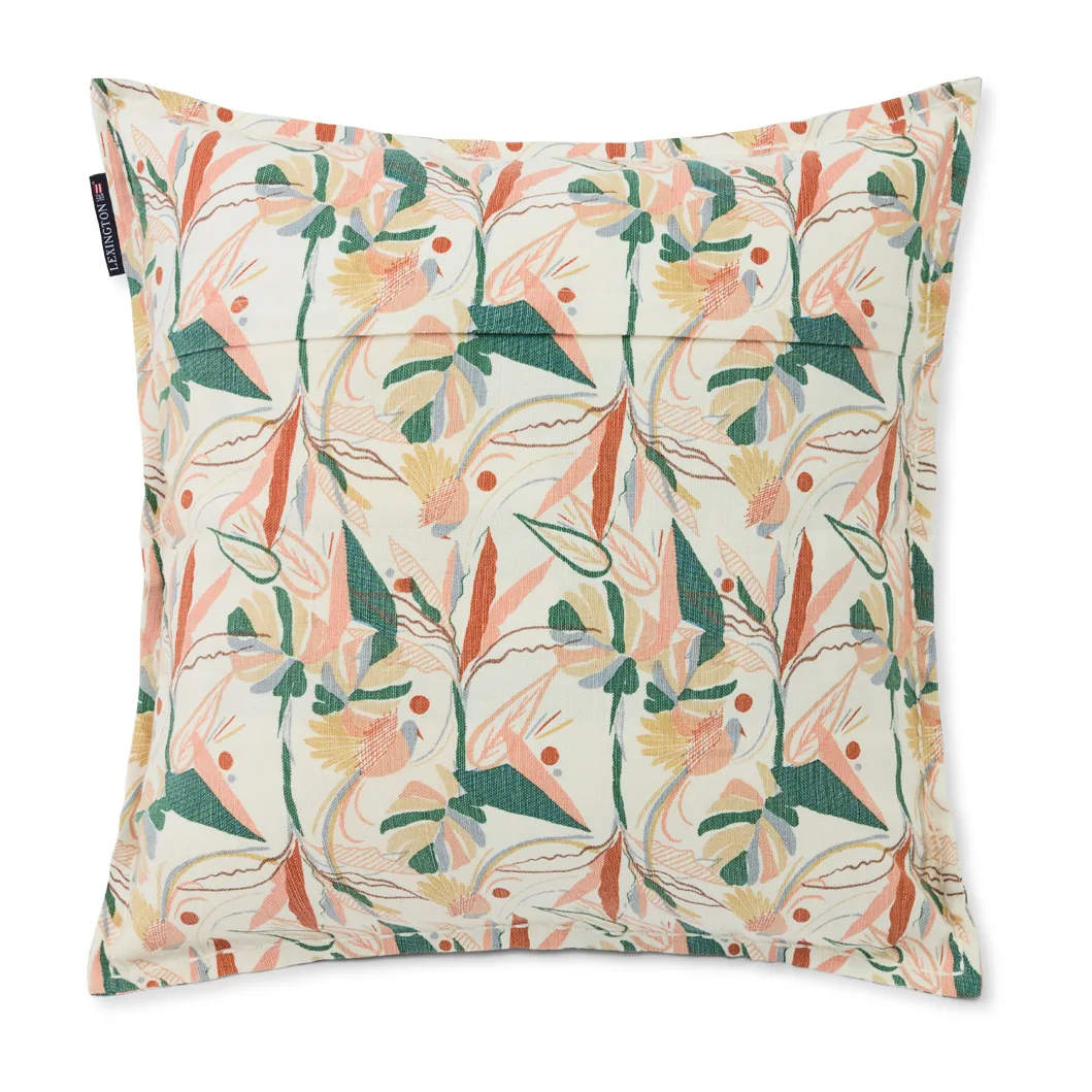 Multi Color Printed pillowcase 50x50 cm, White-multi Lexington