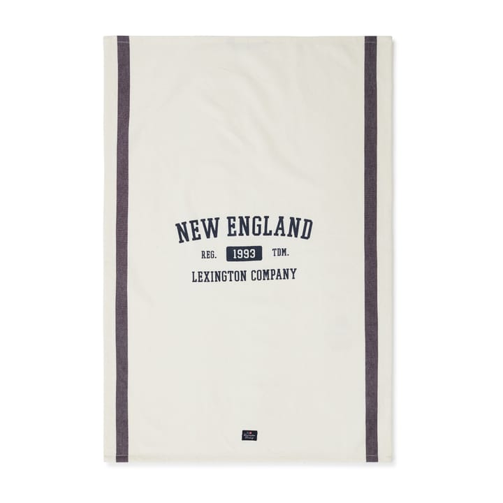 New England Cotton Twill kitchen towel 50x70 cm - Off White-blue - Lexington
