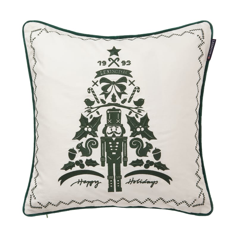 Lexington Nutcracker cushion cover 50x50 cm White