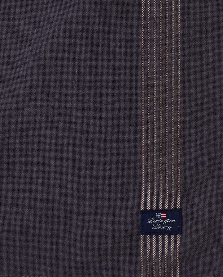 Organic Cotton Oxford napkin 50x50 cm - Dark gray-beige - Lexington