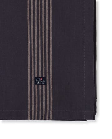 Organic Cotton Oxford table cloth 150x250 cm - Dark gray-beige - Lexington