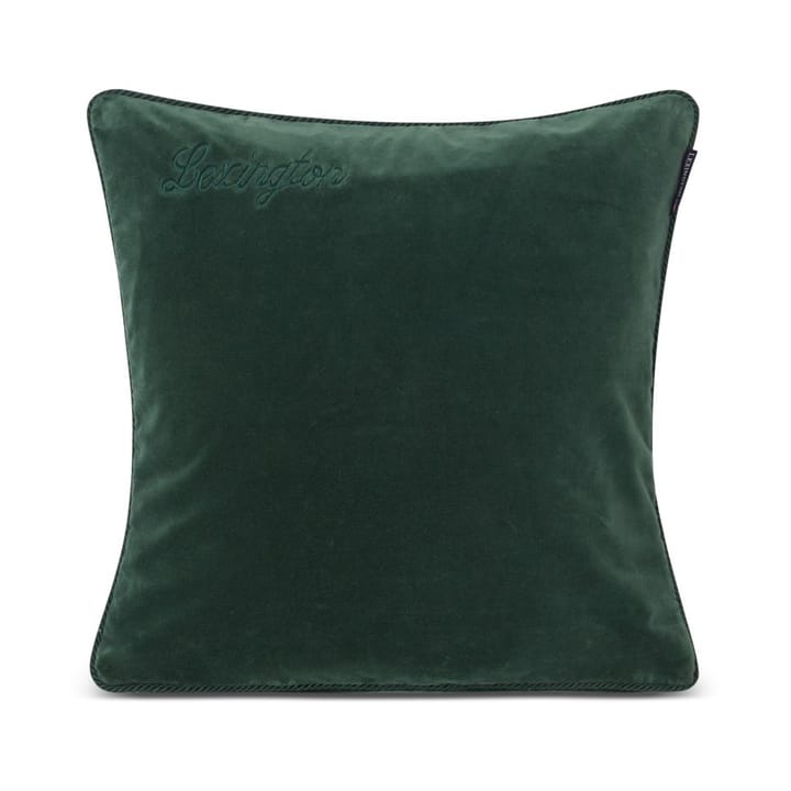 Organic Cotton Velvet pillowcase 50x50 cm - Green - Lexington