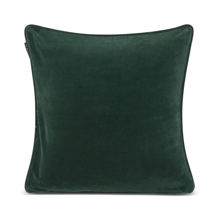Organic Cotton Velvet pillowcase 50x50 cm, Green Lexington