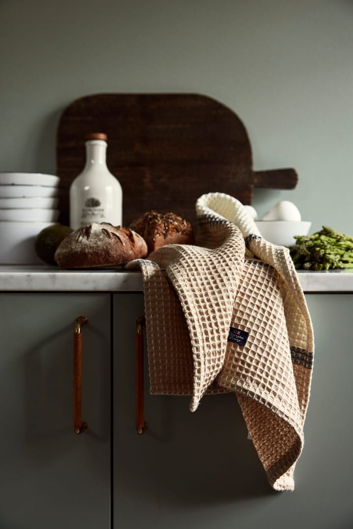 Organic Cotton Waffle kitchen towel 50x70 cm - Beige - Lexington