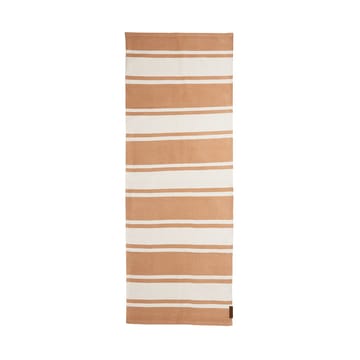 Organic Striped Cotton entrace rug 70x130 cm - Beige-white - Lexington
