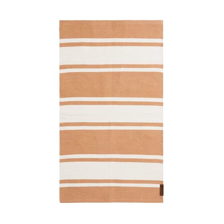 Organic Striped Cotton rug 170x240 cm - Beige-white - Lexington