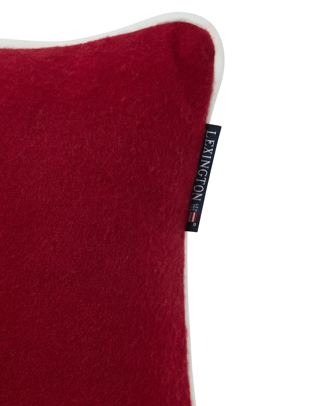 Ornament wool mix cushion 30x40 cm, Red-white Lexington