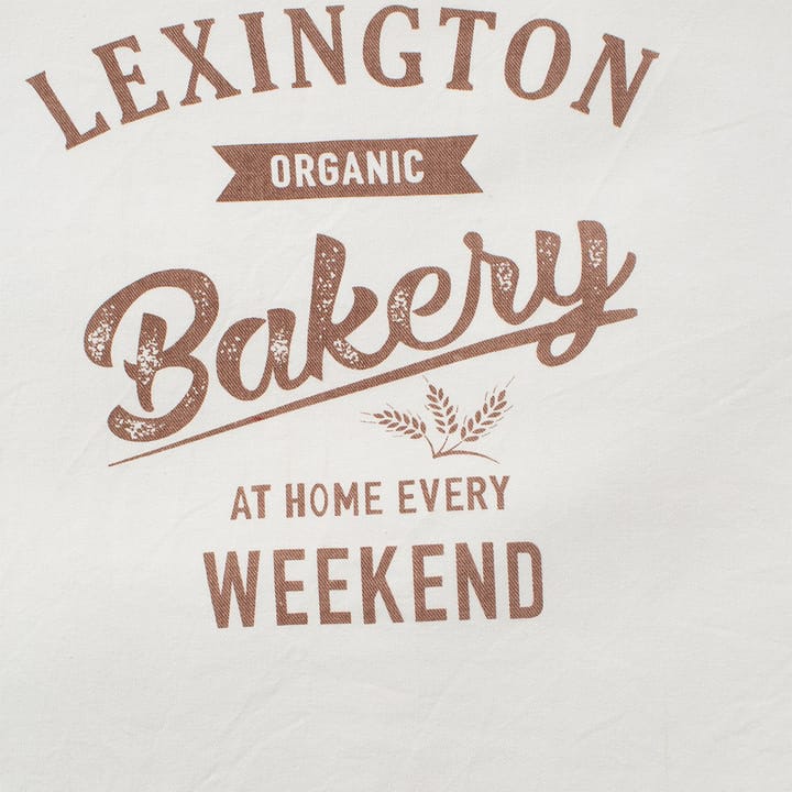 Printed Cotton Twill kitchen towel 50x70 cm - off white-brown - Lexington