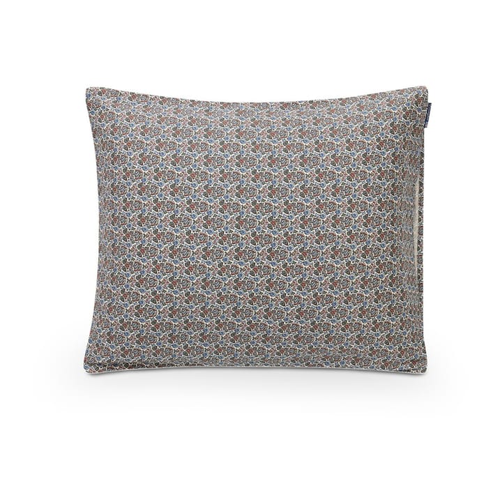 Printed flowers cotton pillowcase 50x60 cm - Beige Multi - Lexington