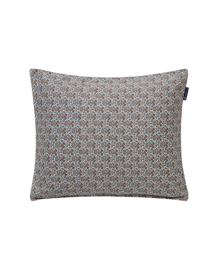 Printed flowers cotton pillowcase 50x60 cm - Beige Multi - Lexington