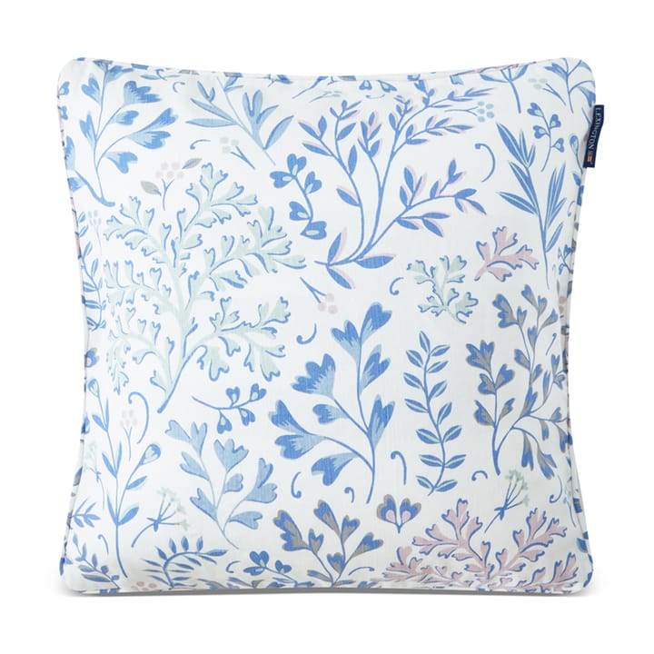 Printed Flowers cushion cover 50x50 cm, Blue Lexington