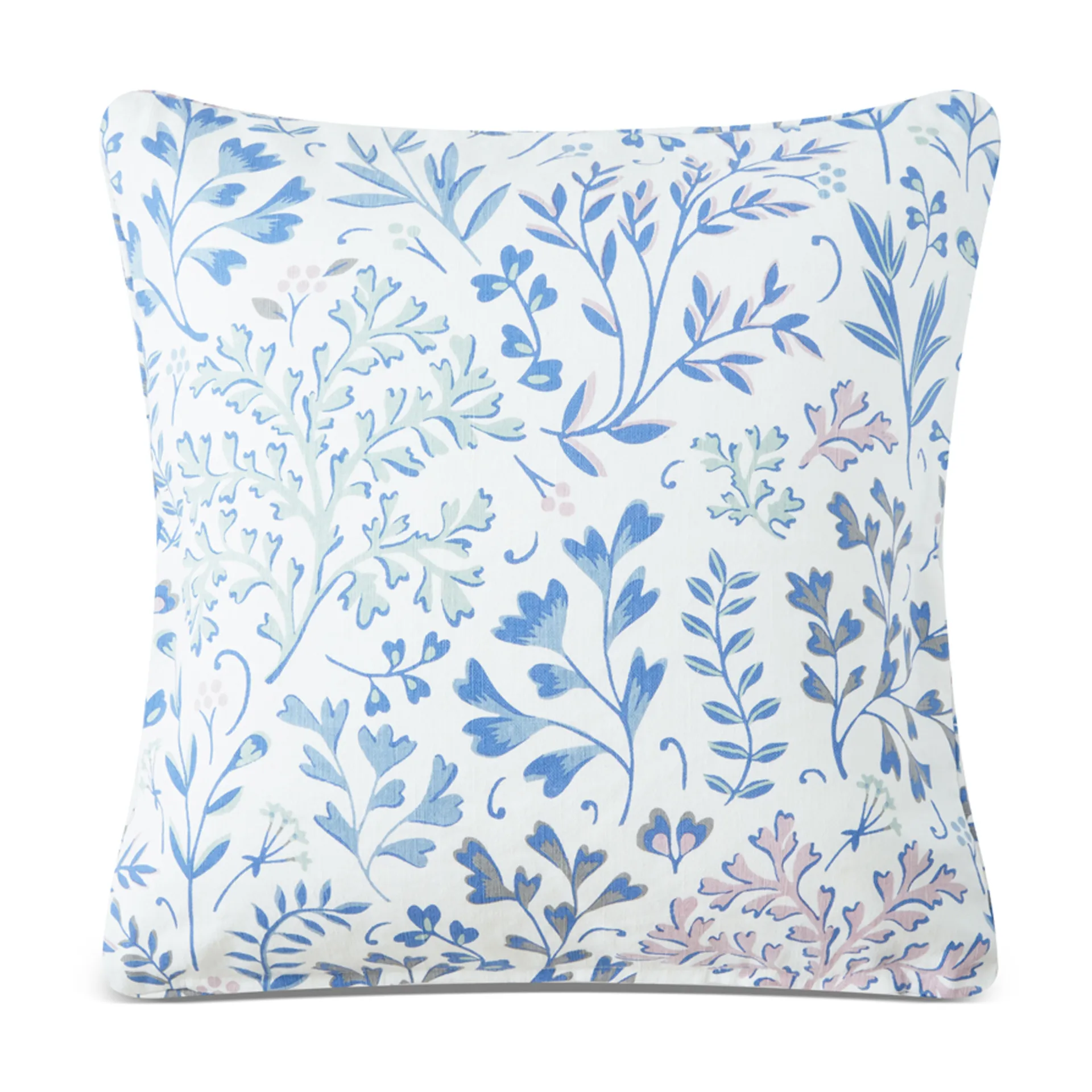 Printed Flowers cushion cover 50x50 cm, Blue Lexington