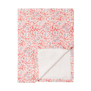 Printed Flowers Recycled Cotton tablecloth 150x350 cm - Coral - Lexington