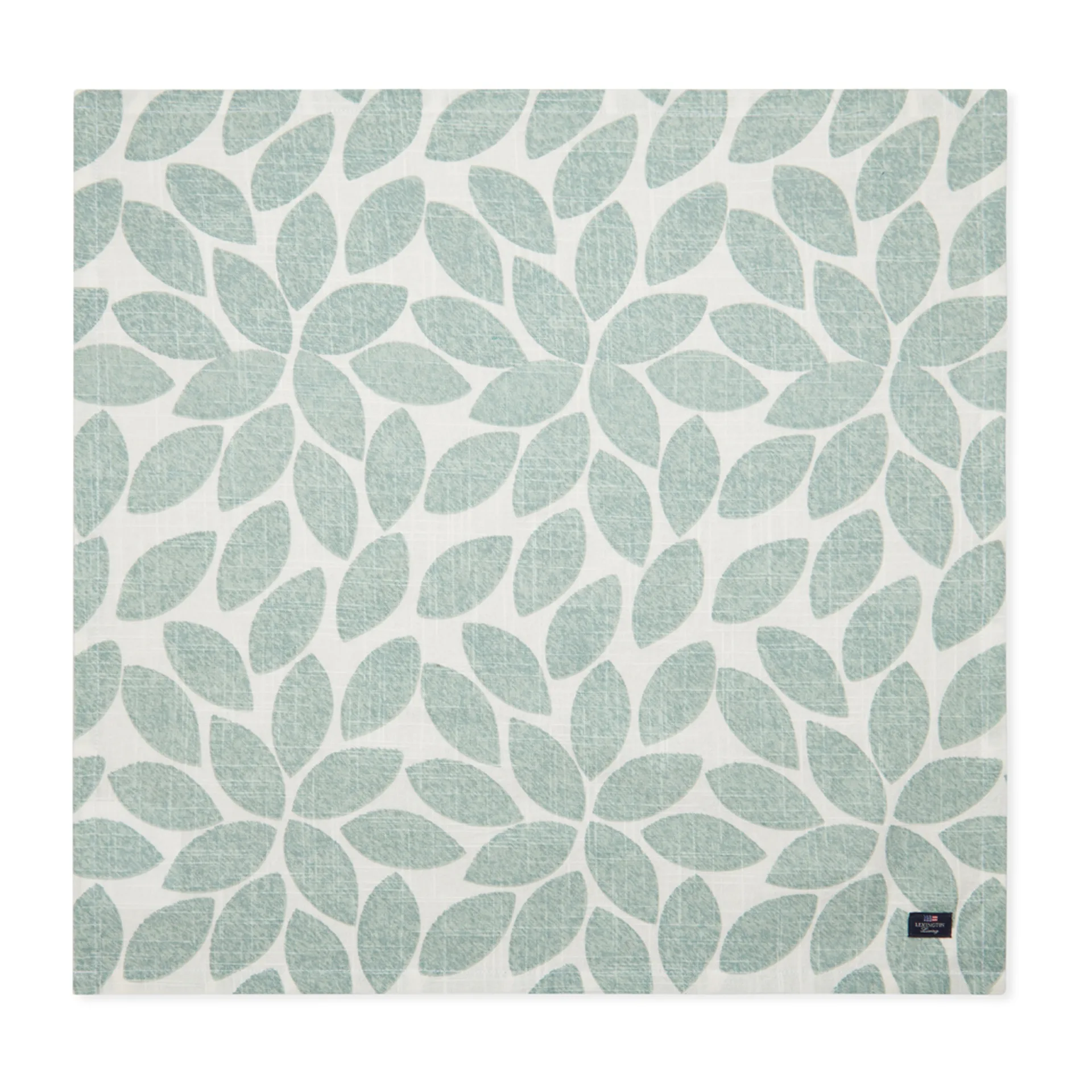 Printed Leaves fabric napkin 50x50 cm, Green Lexington