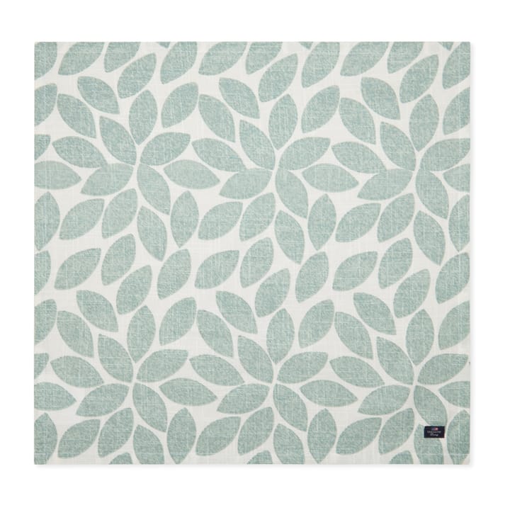 Printed Leaves fabric napkin 50x50 cm - Green - Lexington