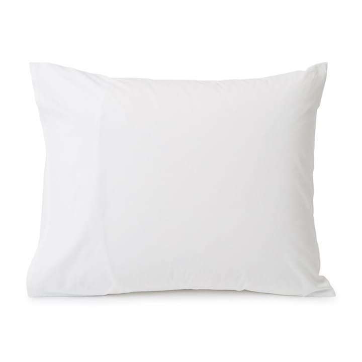 Printed Organic Cotton Poplin pillowcase 50x60 cm - White-blue - Lexington