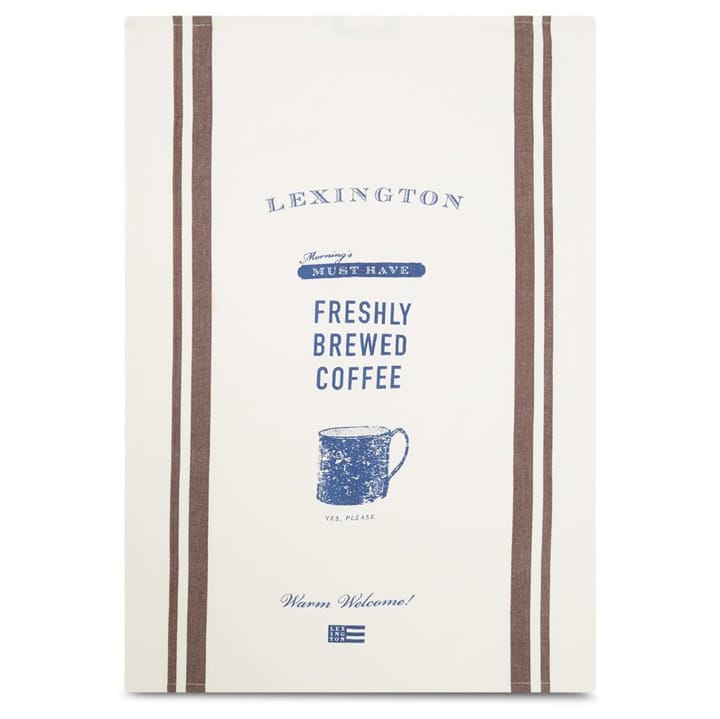 Printed Twill Coffee kitchen towel 50x70 cm - white - Lexington