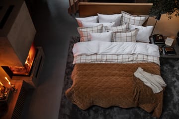 Quilted Cotton Velvet bedspread 260x240 cm - Dark beige - Lexington