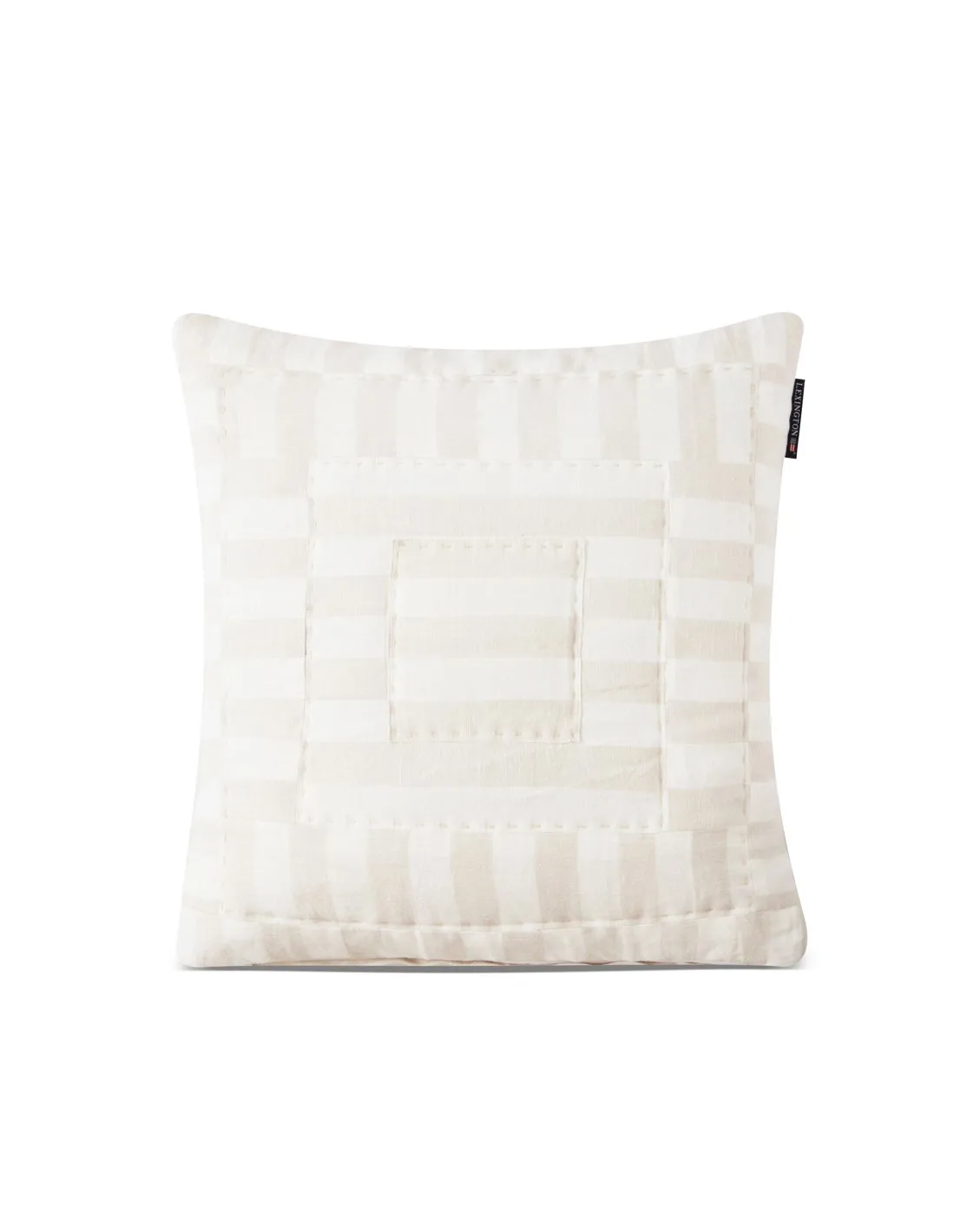 Lexington Quilted pillowcase 50x50 cm White-beige | Scandinavian Design | Cushion covers | Beige