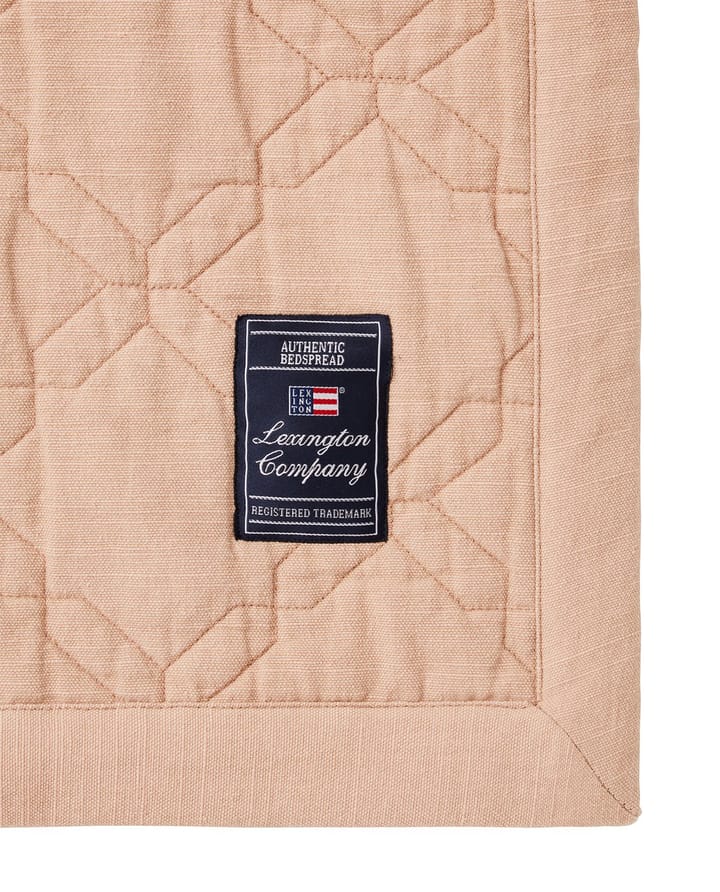 Quilted Recycled Cotton bedspread 260x240 cm - Beige - Lexington