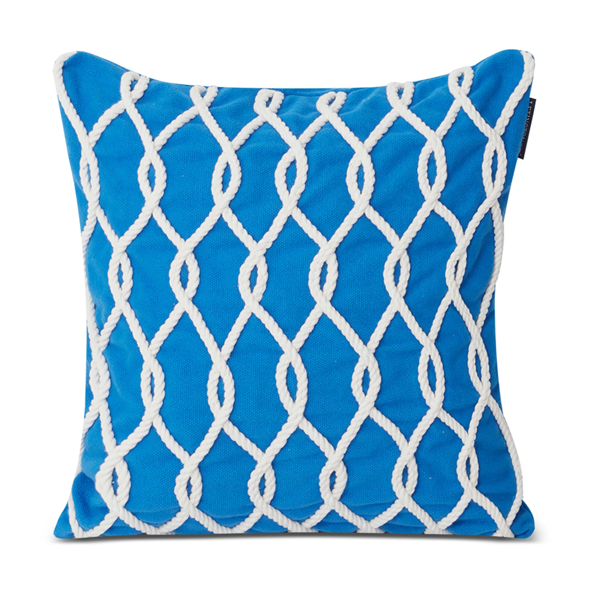 Rope Deco Canvase pillowcase 50x50 cm, Blue-white Lexington