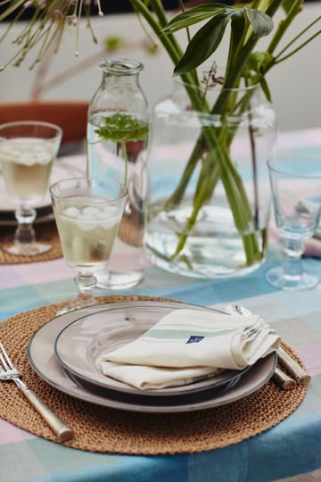 Round Recycled Paper Straw placemat Ø38 - Natural - Lexington