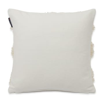 Rug Flower Recycled Cotton pillowcase 50x50 cm - White - Lexington