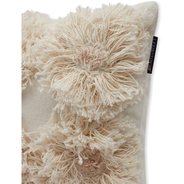 Rug Flower Recycled Cotton pillowcase 50x50 cm - White - Lexington