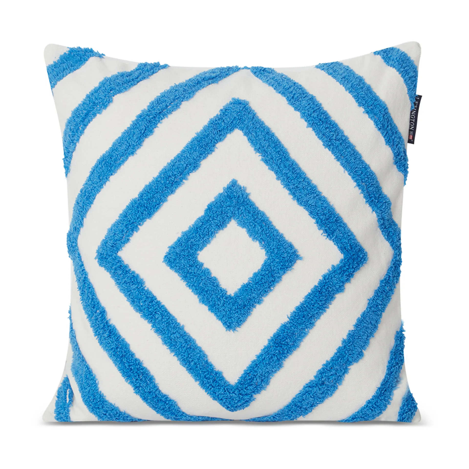 Rug Graphic Canvase pillowcase 50x50 cm, Blue-white Lexington