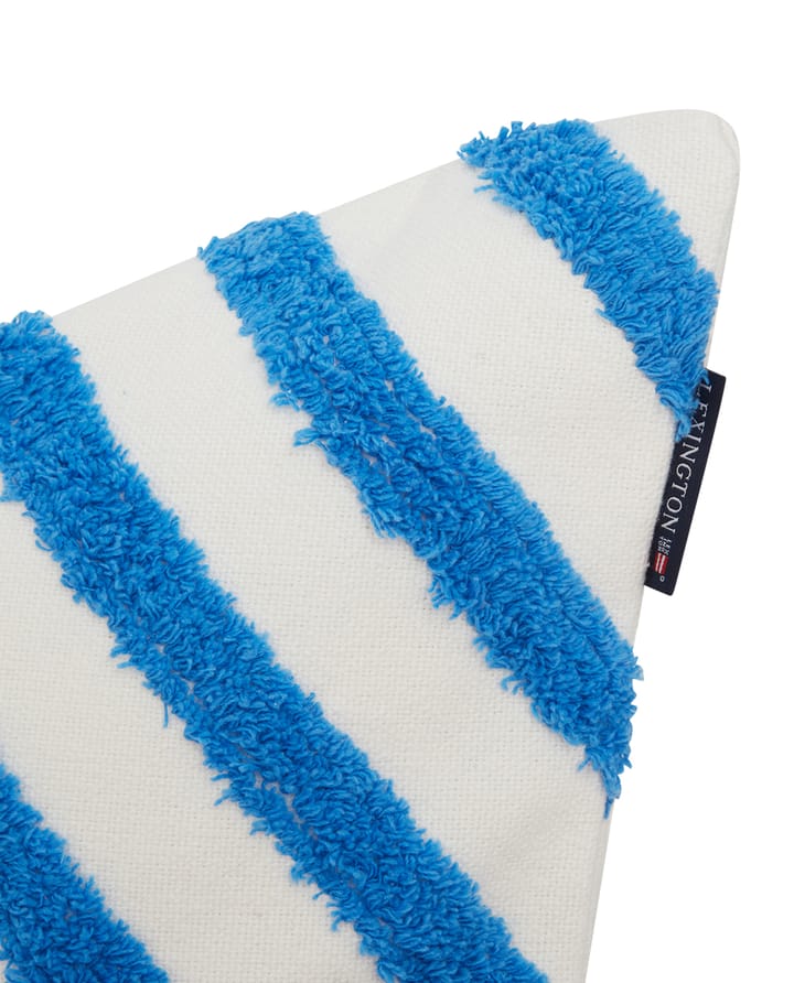Rug Graphic Canvase pillowcase 50x50 cm - Blue-white - Lexington
