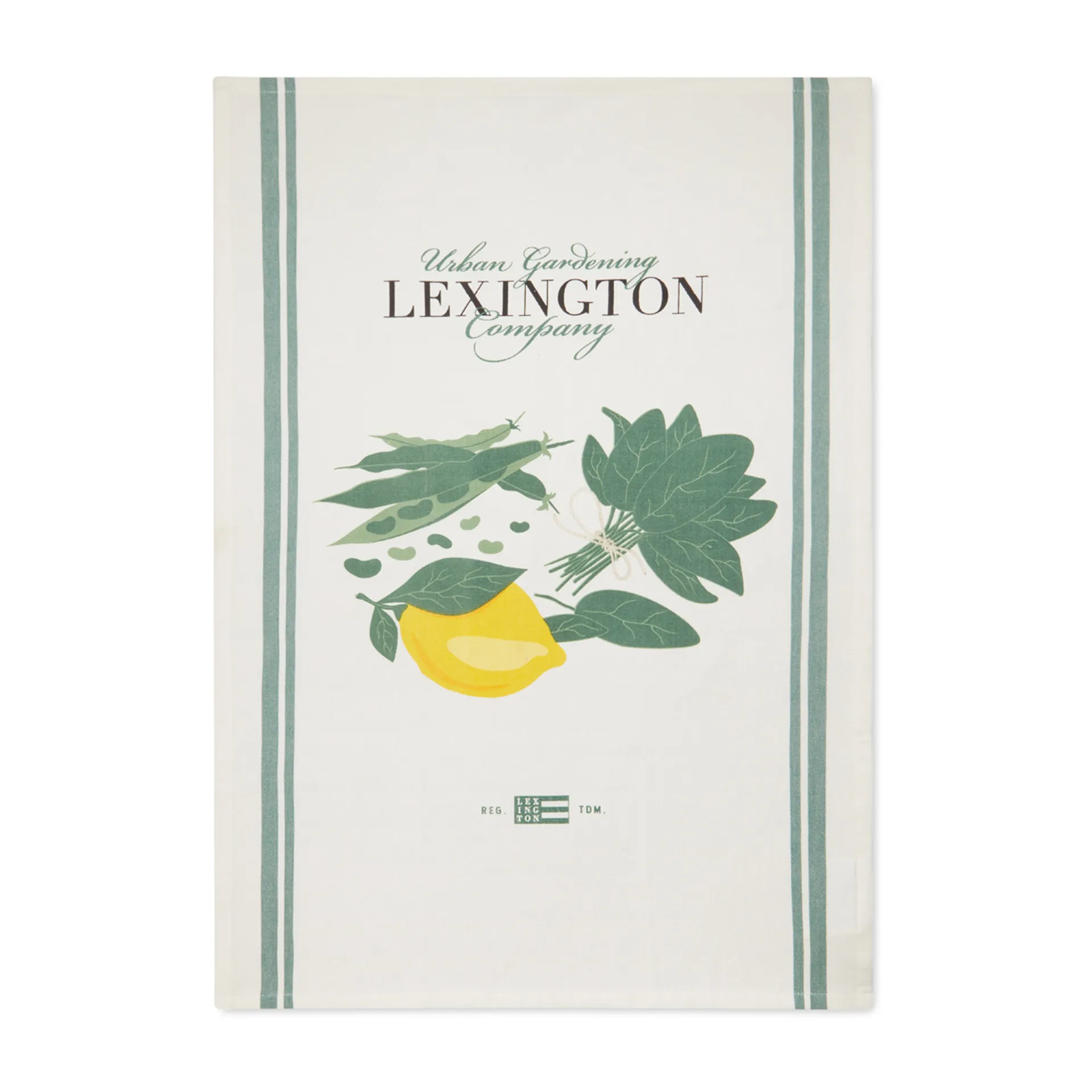 Salad kitchen towel 50x70 cm, White-green Lexington
